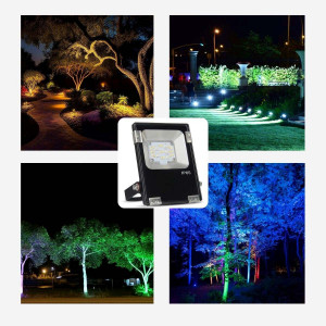 LED Fluter RGB+CCT - 30W - RF/WLAN - IP65 - Mi-Light - Garten, Regen, wasserbeständig