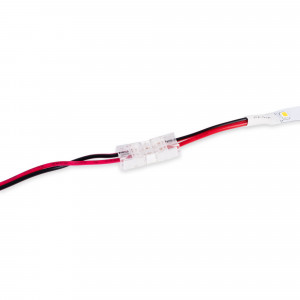 Einfarbiger Schenllverbinder, Kabel zu Kabel - 2 polig (2 Drähte) - LED Streifen verbinden