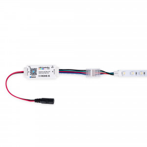 Mini RGBW Controller - WLAN + Bluetooth - 5-24V DC - 3,5A - LED Steuerung, Anschluss, Streifen