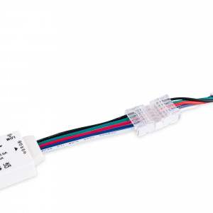 RGBW Schnellverbinder, Kabel zu Kabel - 5 polig (5 Drähte) - LED Streifen verbinden