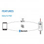 Mini Controller Einfarbig - WLAN + Bluetooth - 5-24V DC - 3,5A - Smartphone, Sprachasssitent