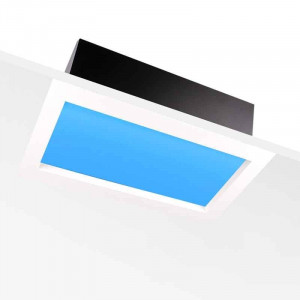 LED-Panel „SMART Blue Skylight“ - Deckenhimmel Tageslicht - 50W - 60x30cm - Tagesablauf