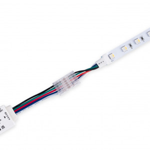 RGBW Schnellverbinder, Kabel zu Kabel - 5 polig (5 Drähte) - LED Strips ohne Löten anschließen