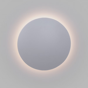 Runde LED-Wandleuchte „Eclipsis“ 12W - 3000K - CRI90 - KeGu Treiber - IP20 - Weiß