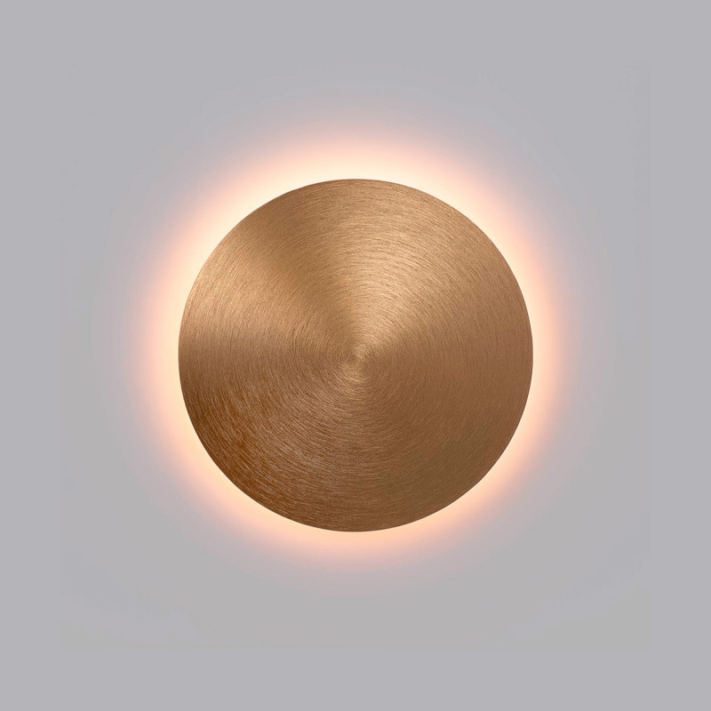 Runde LED-Wandleuchte „Eclipsis“  6W - 3000K - CRI90 - KeGu Treiber - IP20 - Gold Runde LED-Wandleuchte „Eclipsis“  6W - 3000K - CRI90 - KeGu Treiber - IP20 - Gold