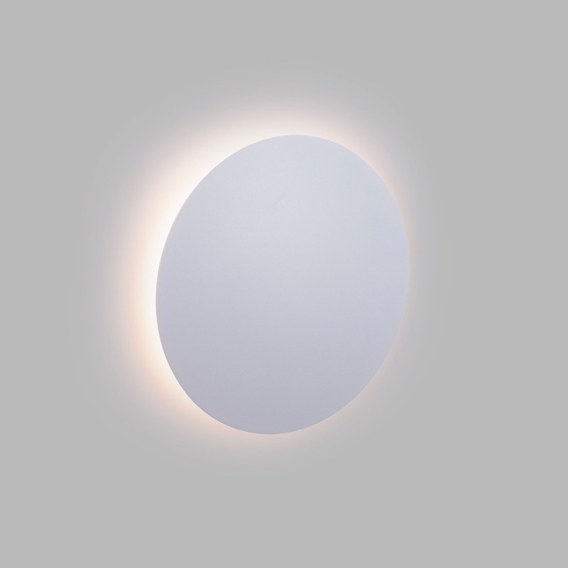 Runde LED-Wandleuchte „Eclipsis“  6W - 3000K - CRI90 - KeGu Treiber - IP20 - minimalistisch, modern, zeitgenössisch