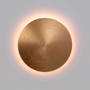Runde LED-Wandleuchte „Eclipsis“ 12W - 3000K - CRI90 - KeGu Treiber - IP20 - Gold