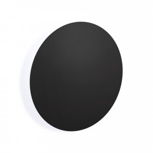Runde LED-Wandleuchte „Eclipsis“ 18W - 3000K - CRI90 - KeGu Treiber - IP20 - Schwarz, minimalistisch, modern, Dekolampe, Eclipse
