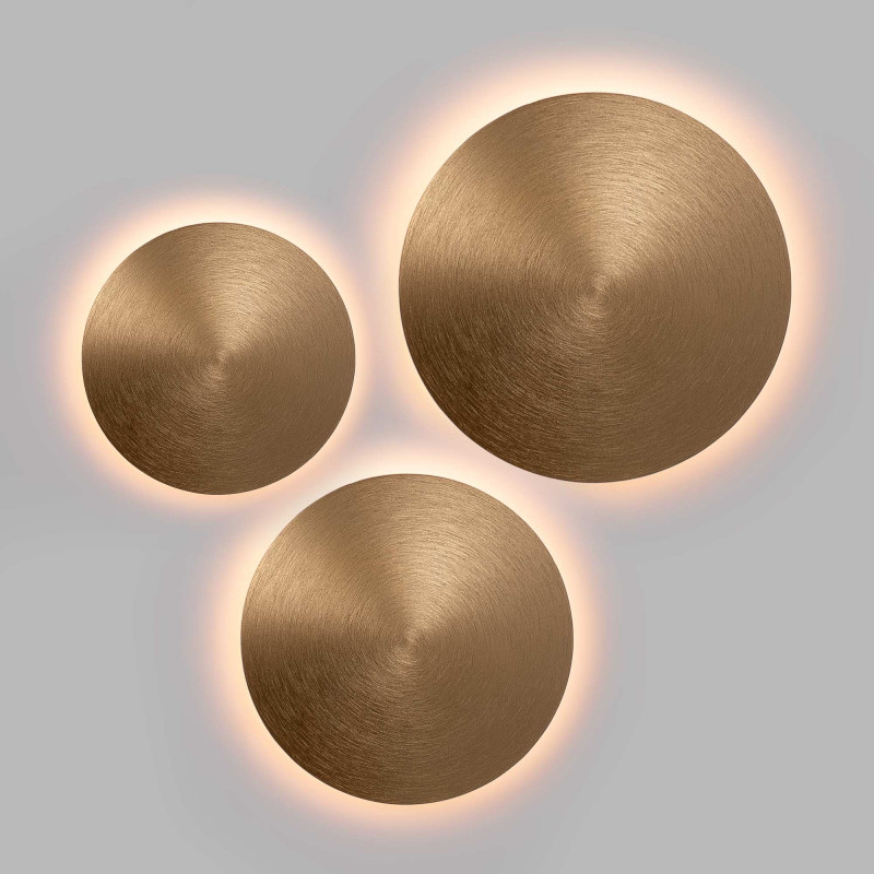 Runde LED-Wandleuchte „Eclipsis“  6W - 3000K - CRI90 - KeGu Treiber - IP20 - in Schwarz, Gold, Weiß Runde LED-Wandleuchte „Eclipsis“  6W - 3000K - CRI90 - KeGu Treiber - IP20 - in Schwarz, Gold, Weiß