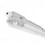 Kit Feuchtraumleuchte 60cm + LED-Röhre T8 9W - 4000K - LED Wannenleuchte