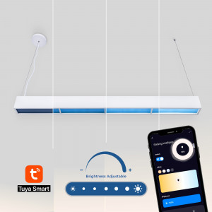 „Blue Skylight“ Pendelleuchte SMART - CCT - Deckenhimmel - 48W - UGR16 - Smartphone, App, dimmbar