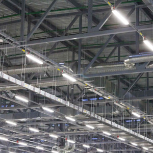 Feuchtraumleuchte für eine 150cm LED-Röhre - IP65 - Parkplatz, Lagerhalle, Industrieanlage