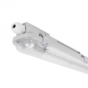 Feuchtraumleuchte für eine 150cm LED-Röhre - IP65 - LED Wannenleuchte, staubdicht, Feuchtigkeit
