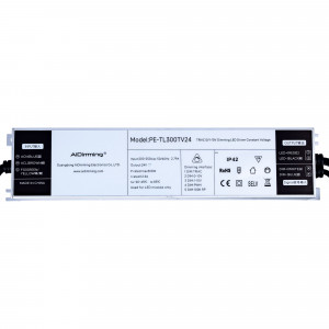 Dimmbares Netzteil TRIAC/0-10V 200-250V - Ausgang 24V - 12,5A - 300W - LED Dimmer, flimmerfrei, Helligkeitsregler