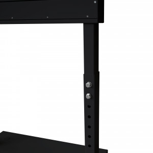 LCD Werbedisplay Infostele UHD 4K 55" - IP20 - Digital Signage höhenverstellbar