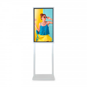 43" LCD Werbedisplay Digital Signage Full HD - Android - Indoor Infostele, digitaler Werbeträger