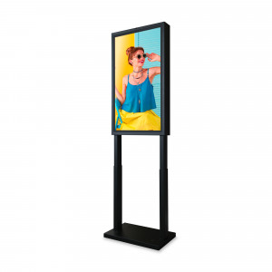 43" LCD Werbedisplay Digital Signage Full HD - Android - Inneneinsatz - Kundenstopper, App steuerbar, Smart