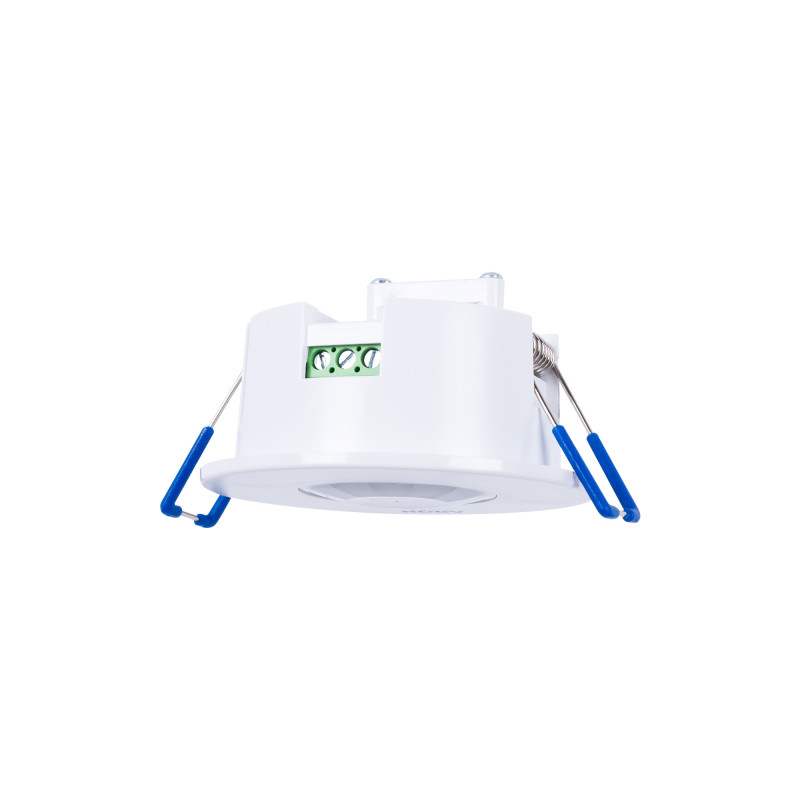 Einbau PIR Bewegungssensor 360° - IP20 - 8 m Reichweite, LUX, Einbaufeder