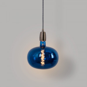 LED Glühfadenlampe Filament Vintage Deko - dimmbar, blau, LED Glühbirne Hängelampe