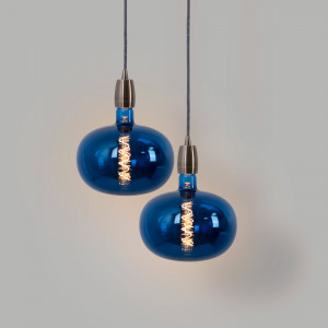LED Glühfadenlampe Filament Vintage Deko - dimmbar, blau, LED Glühbirne