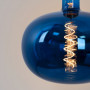 Dekorative LED Glühbirne DECOR BLAU - E27 R220 - Dimmbar - 4W - 1800K - Glühfadenlampe