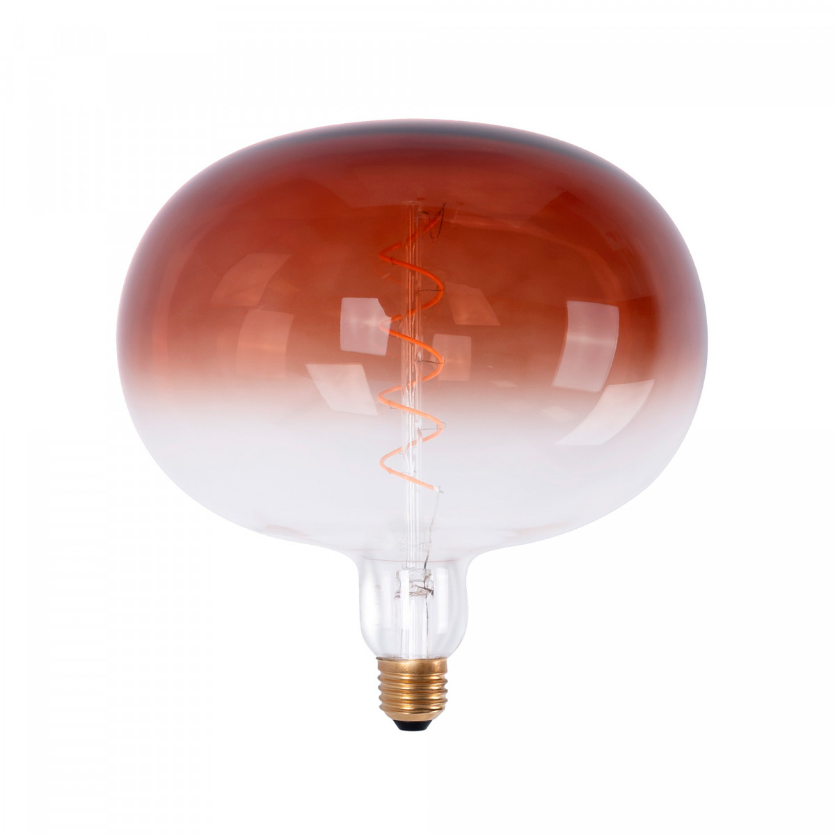 Dekorative LED Glühbirne „Decor Brown “ - E27 R220 - Dimmbar - 4W - 1800K - Glühfadenlampe