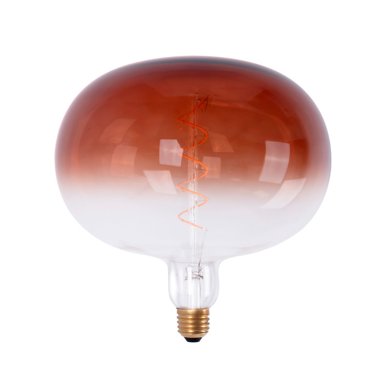 Dekorative LED Glühbirne „Decor Brown “ - E27 R220 - Dimmbar - 4W - 1800K - Glühfadenlampe