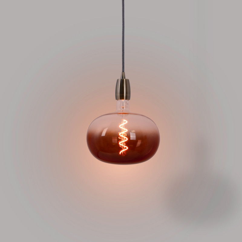 LED Filament Lampe, LED Glühbirne, Glühfadenlampe, Farbverlauf, Farbgradient, dimmbar, braun, 4W - extra warmweiß LED Filament Lampe, LED Glühbirne, Glühfadenlampe, Farbverlauf, Farbgradient, dimmbar, braun, 4W - extra warmweiß