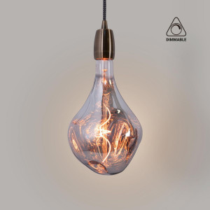 Dekorative LED Glühbirne „Decor Silber“ - E27 A165 - Dimmbar - 4W - 1800K