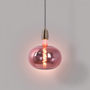 LED Glühfadenlampe Kupfer Filament, dimmbar, Dekolampe, Hängelampe, Tischlampe, Extrawarm