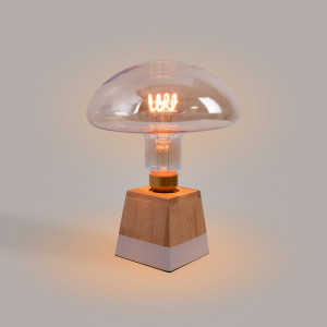 Dekolampe E27 für Hängelampe, Retro Vintage LED Glühbirne, Glühfaden Filament Leuchtmittel, Pilz, Fungi, dimmbar