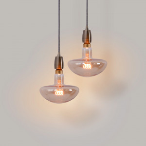 Dekorative LED Glühbirne SETA, Pilzlampe - E27 - Dimmbar - 4W - 1800K - Extra Warmweiß, warmes Licht, Filament