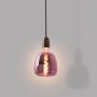 Dekorative LED Lampe, kupferfarben - E27 D140 - dimmbar - 4W - 1800K - Dekolampe LED Filament