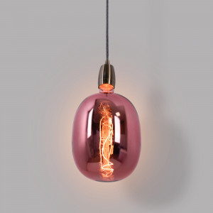 Dekorative LED Lampe, kupferfarben - E27 T170 - Dimmbar - 4W - 1500K - LED Glühbirne
