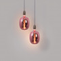 Dekorative LED Lampe, kupferfarben - E27 T170 - Dimmbar - 4W - 1500K - LED Glühfadenlampe Retro