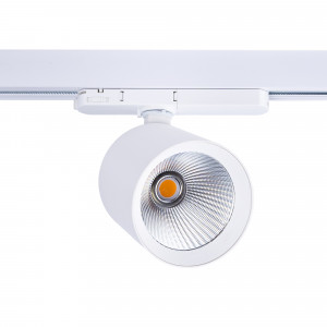 3 Phasen LED-Schienenstrahler 4000K - 40W - CRI 95 - Philips Xitanium Treiber - Weiß - LED Schienensystem