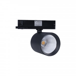 3 Phasen LED Schienenstrahler CCT 40W - CRI90 - KGP Treiber - Schwarz - COB LED