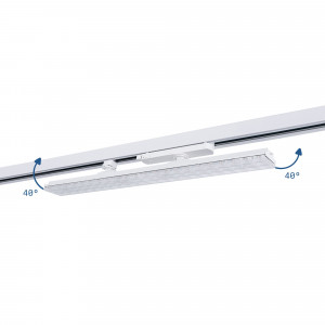 Schwenkbare LED Leuchte für 3 Phasen Schienensystem 20W - CCT - CRI90 - KGP Treiber - Weiß - schwenkbar