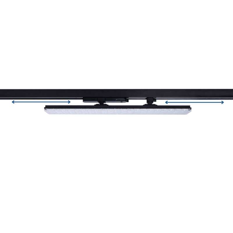 Schwenkbare LED Leuchte für 3 Phasen Schienensystem 20W - CCT - CRI90 - KGP Treiber - Schwarz - verstellbar, verschieben