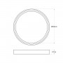 40W runde CCT LED Deckenleuchte - IP40 - Deckenlampe Abmessungen