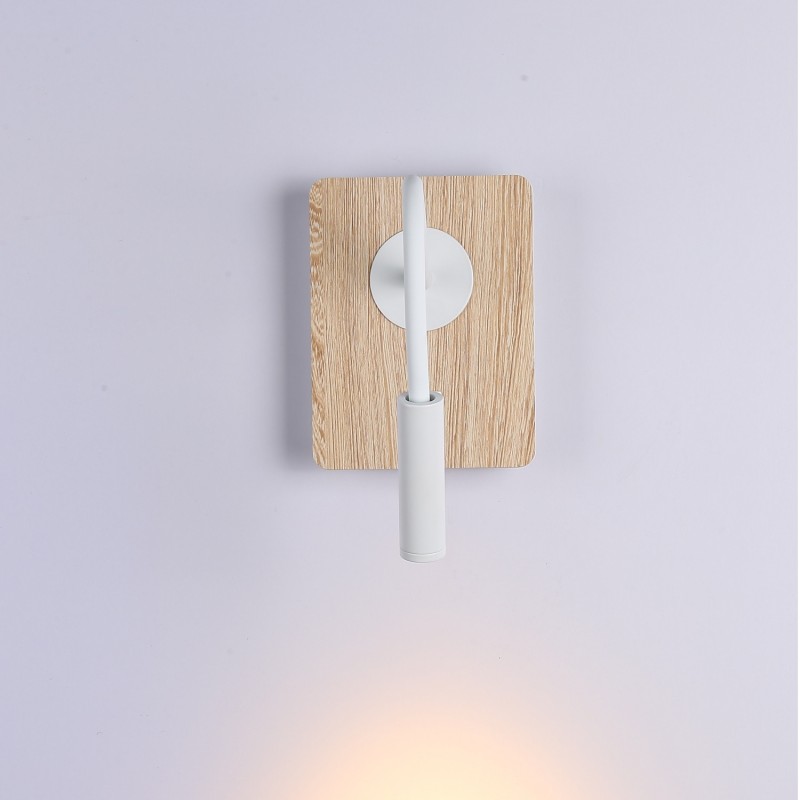 Pack x 2 - Flexible Wandleuchte LONDON - CREE LED - 3W - Weiß - Leselampe, Bettlampe, mit Schalter