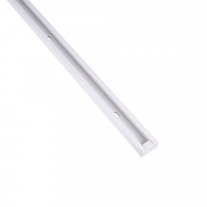 1 Phasen Stromschiene aus PVC für LED Leuchten - Aufbau - 2 Meter - LED Schienensystem