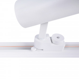 1 Phasen Stromschiene aus PVC für LED Leuchten - Aufbau - 2 Meter - LED Stromschienenstrahler