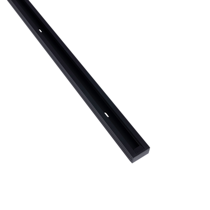 1 Phasen Stromschiene aus PVC für LED Leuchten - Aufbau - 2 Meter - Einspeiser, Zubehör 1 Phasen Stromschiene aus PVC für LED Leuchten - Aufbau - 2 Meter - Einspeiser, Zubehör