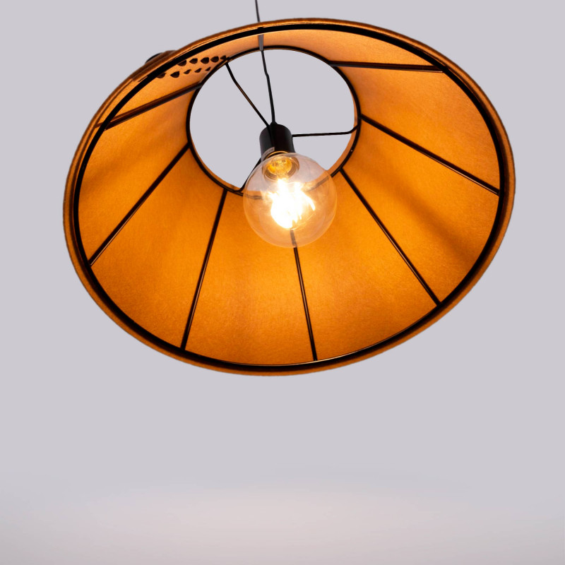 Akustikleuchte Hängelampe GANDAL 40 - ø 40cm - E27 Pendelleuchte, Akustiklampe, Schall Lärm Geräusche dämpfen