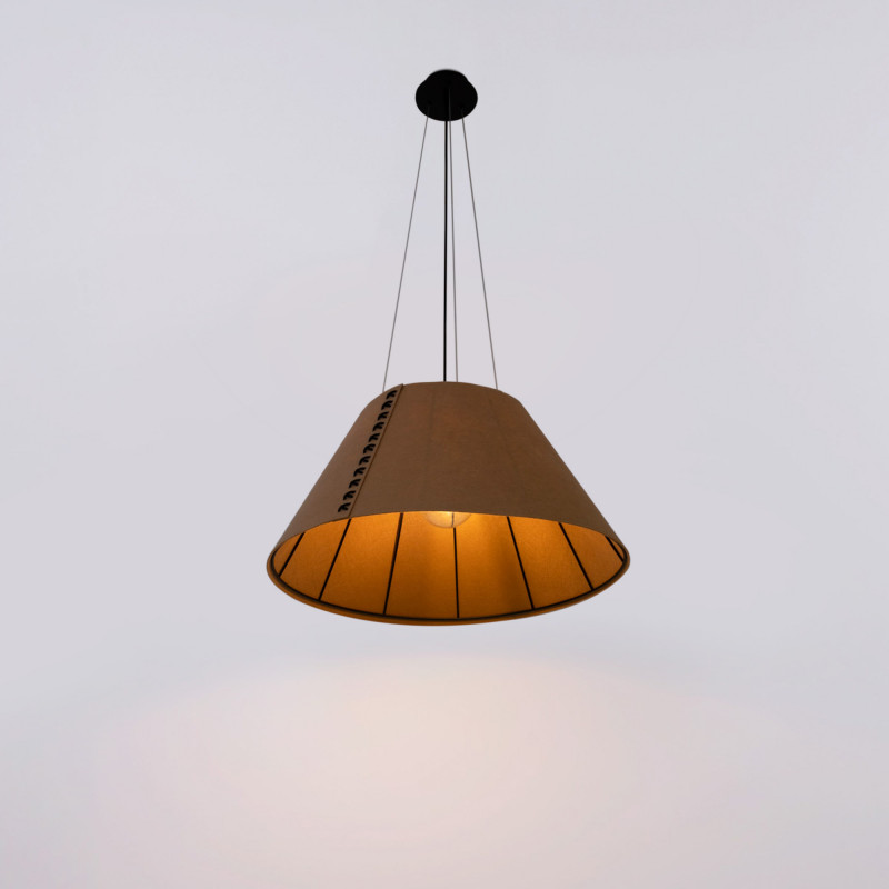 Akustikleuchte Hängelampe GANDAL 70 - ø 70cm - Akustiklampe, raffiniert, ästhetisch, modern, Lärm dämpfen, Umgebungsgeräusche