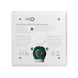 RF Wandschalter Dimmer - Einfarbig + CCT - Magnethalter - MiLight - Weiß - Drehdimmer, LED Steuergerät 2.4GHz