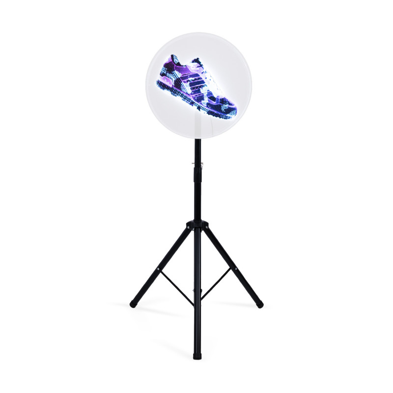 3D Hologramm Projektor mit Stativ - Ø 52cm - 72W - Hologramm Fernbedienung, WLAN, App steuerbar