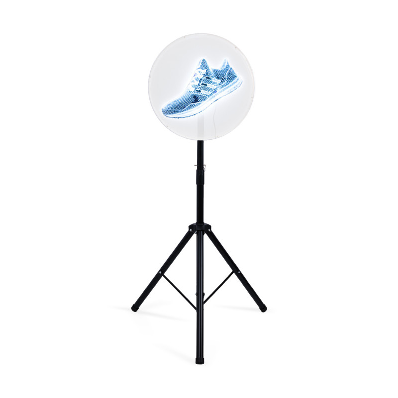 3D Hologramm Projektor mit Stativ - Ø 52cm - 72W - Hologramm Ventilator, Werbeträger, Digital Signage