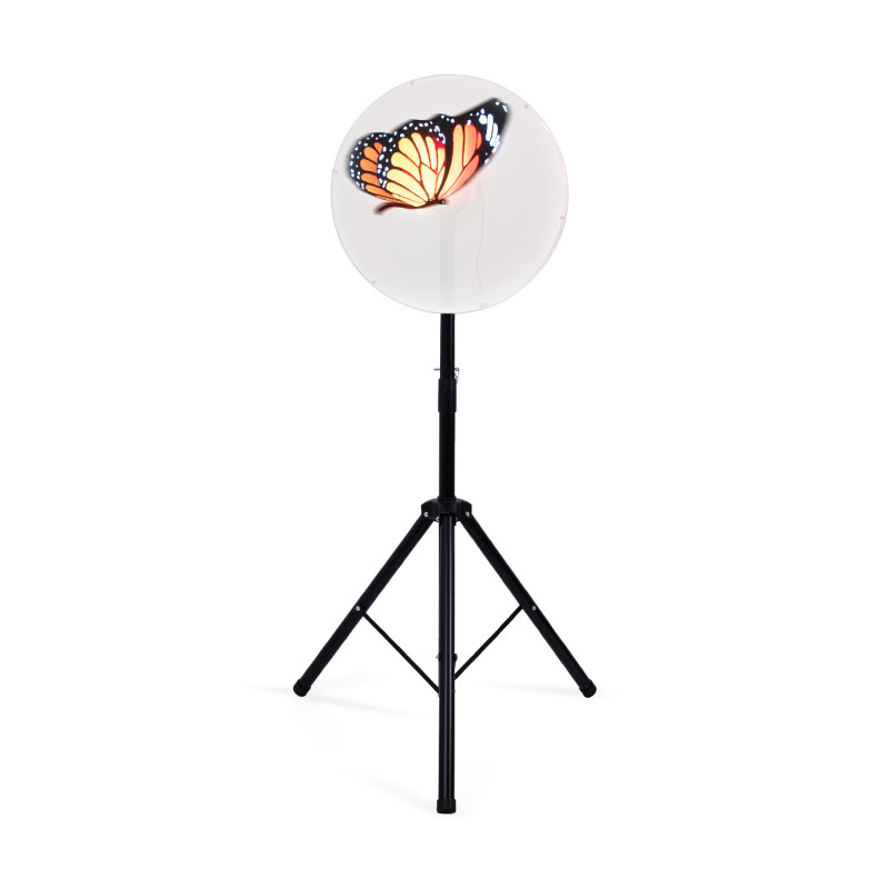3D Hologramm Projektor mit Stativ - Ø 52cm - 72W - Hologramm Fernbedienung, WLAN, App steuerbar